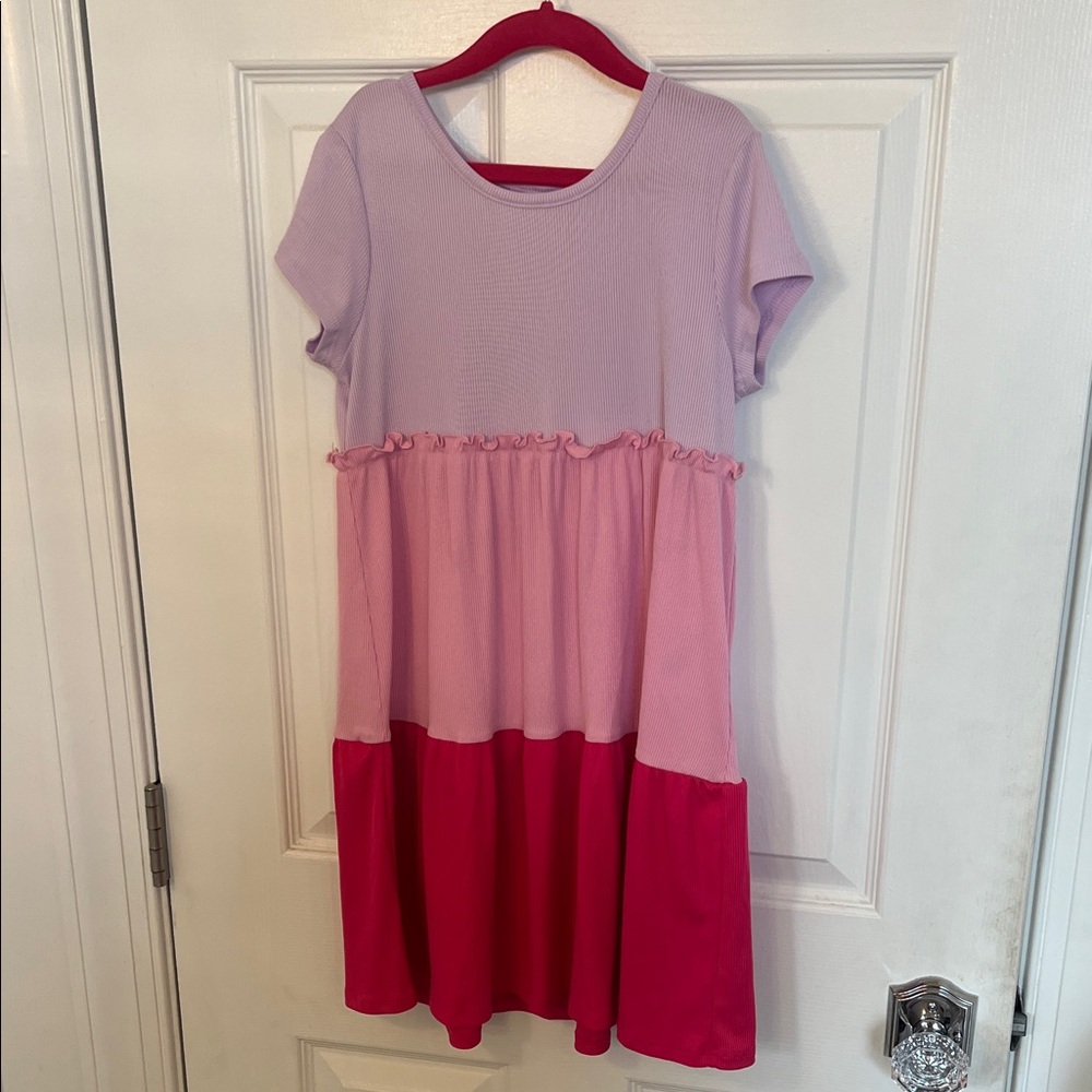 Colorblock Kids Dress Size 7/8